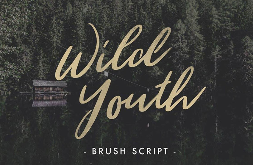 WILD YOUTH - Tattoo Ink Font